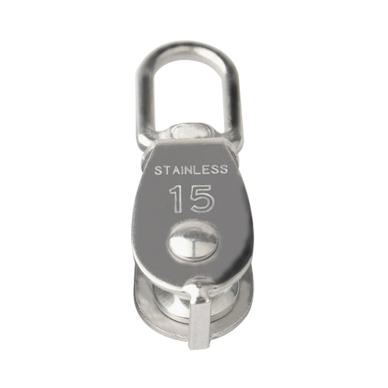 Polea Fija para Cable de Acero 304 de Acero Inoxidable para Uso Marino