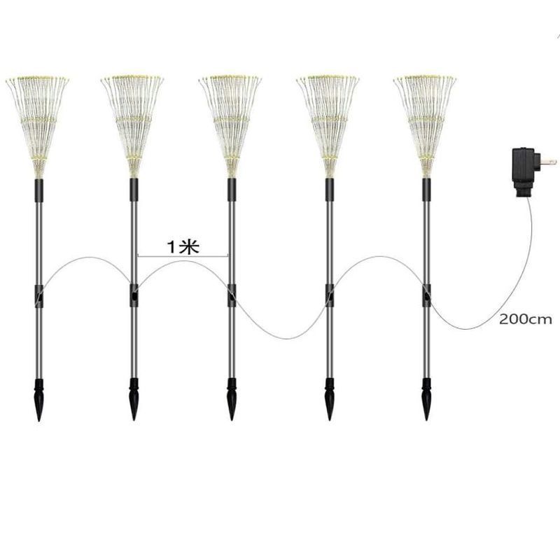 컬러풀-컬러-8 기능 플러그인 모델 [1~5개의 600개 조명]