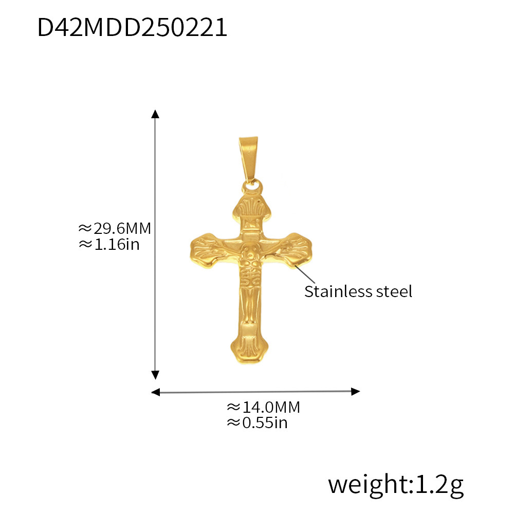 Qiong Yao Colección de accesorios colgantes de bricolaje de moda europea y americana Red de celebridades Collar de oro real de 18 quilates de acero inoxidable en stock