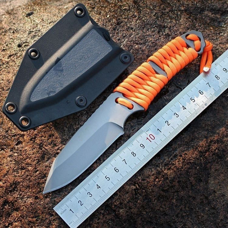 户外系列绑绳随身分割刀户外多功能刀跨境货源户外露营小刀水果刀