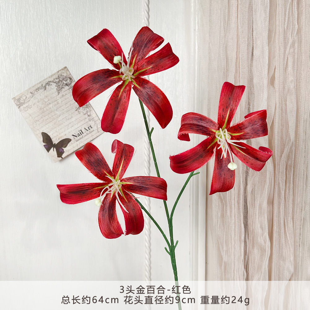 Fy-3 golden lily-red