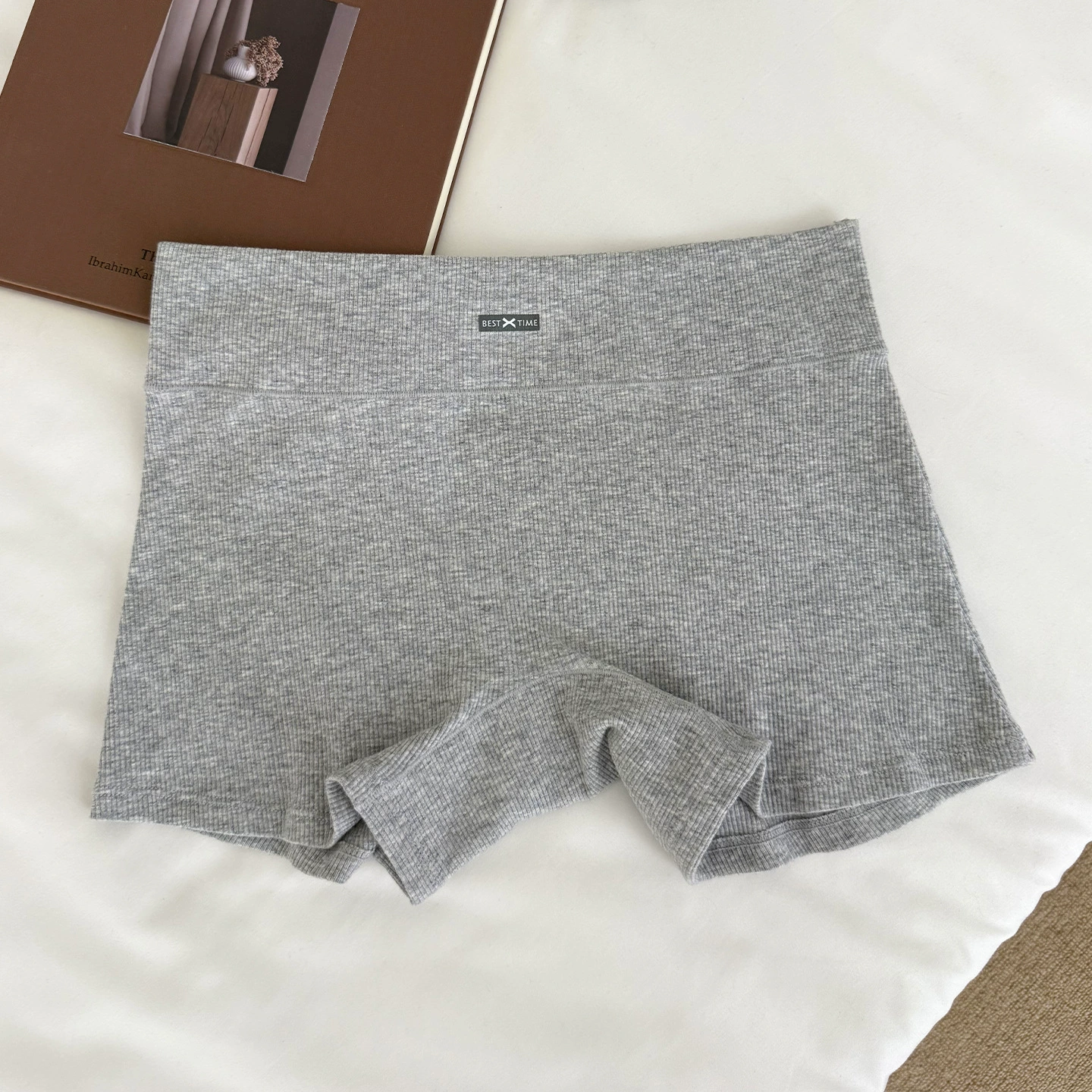 Safe trousers, antibacterial cotton protective underware, thin leggings, mid rise