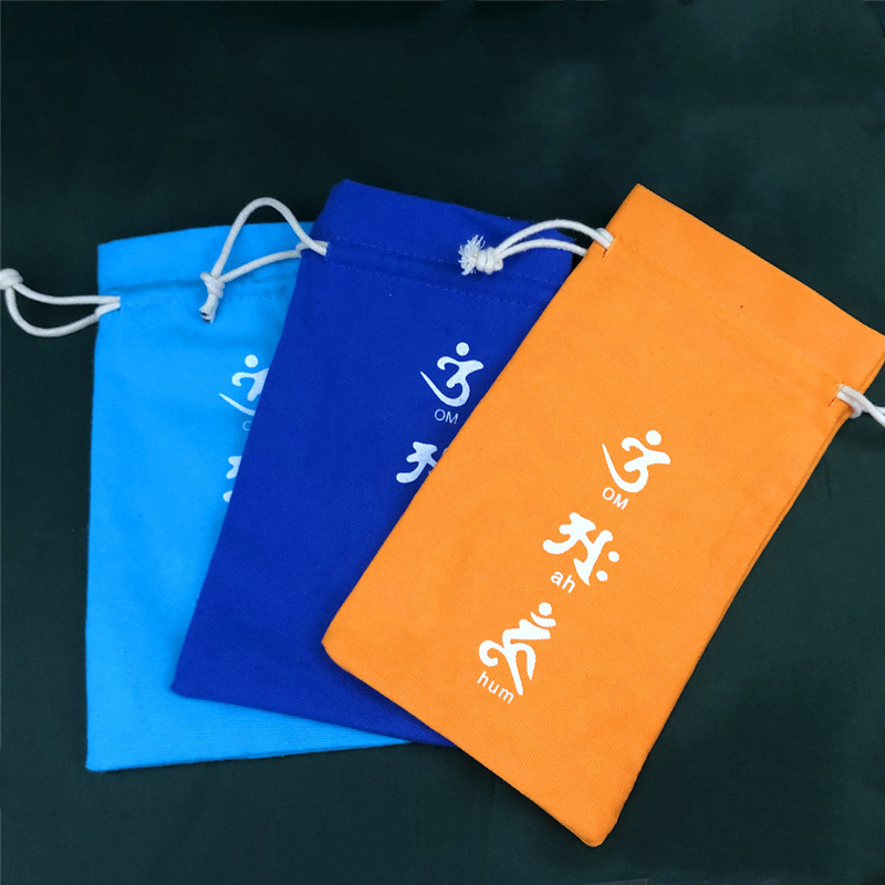 Transfer Amulets for Good Fortune in the New Year, Buddhist Scripture Keychains, Ribbon Cloth Bags, Red Charm Wheel Accessories, Festive