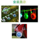 Bicycle cushion tail light LED night riding frog light brake warning light outdoor riding car light camping decoration light