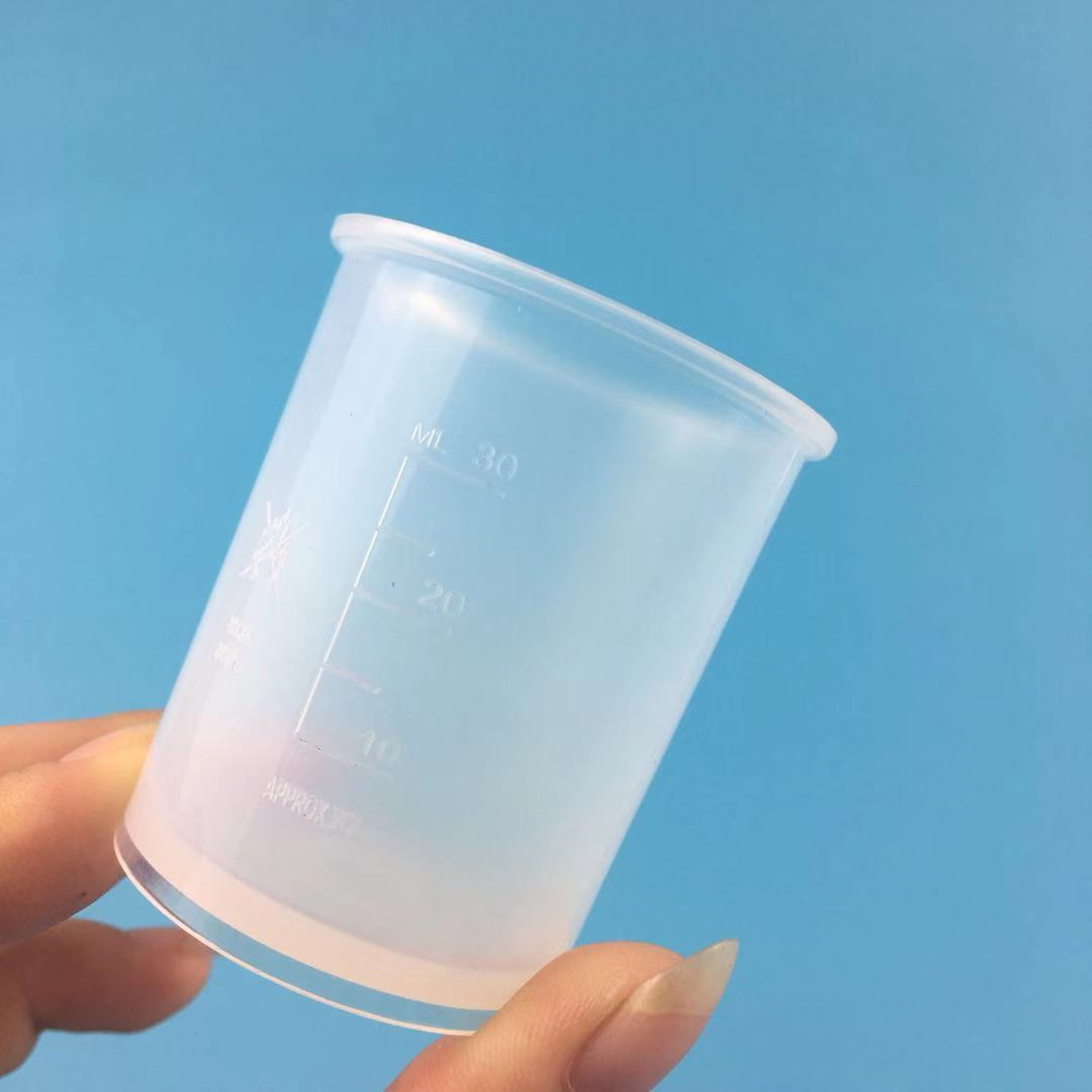 FEP烧杯50ml100ml250mlF46聚全氟乙丙烯烧杯透明带刻度耐酸碱