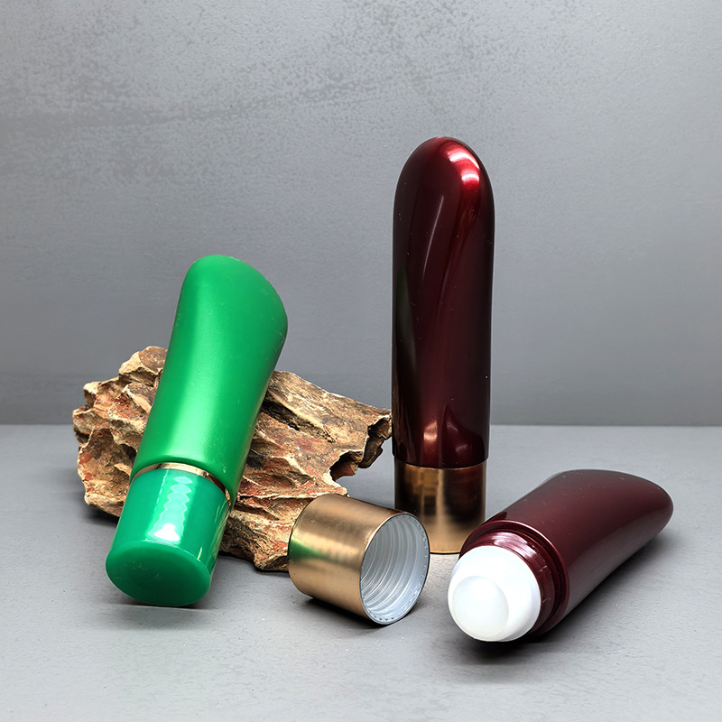 PET精油瓶圆肩走珠大滚珠瓶 50ml艾灸液疼痛按摩精华液瓶30mlPE