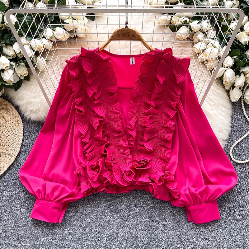 Леди темперамент фонарь с длинными рукавами