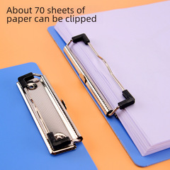 Huajie Factory Wholesale Thick Plastic A4 Copy Board PP Folder Suspension Menu Clip Writing Pad Clipboard