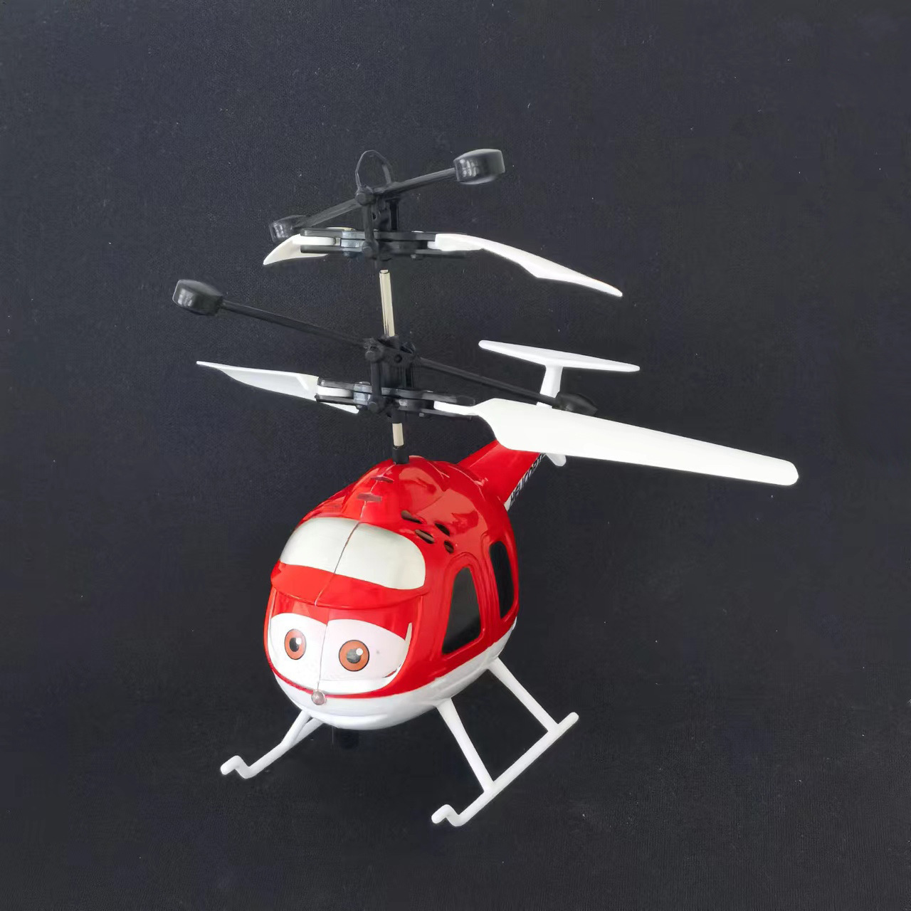Avión de dibujos animados rojo