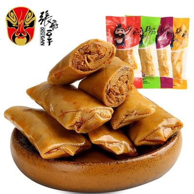 张飞豆腐干香菇夹心豆卷500g四川特产小包装豆干零食250g/1000g