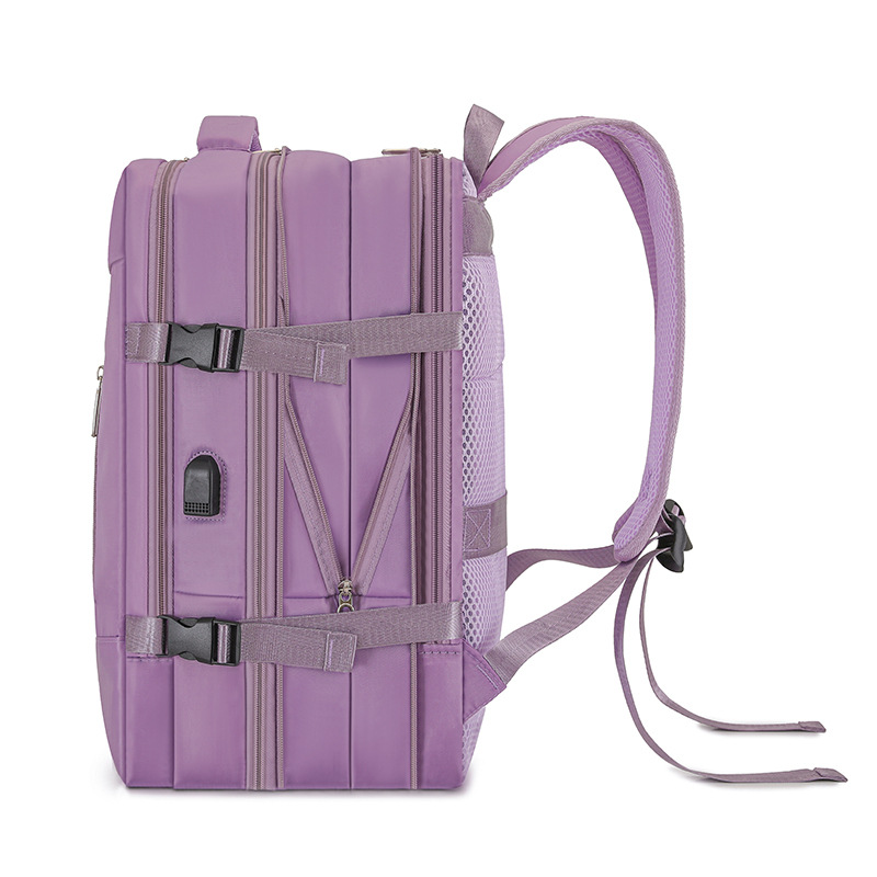 Expandable Business Backpack Large Capacity Travel Bag For Men_voghion.com