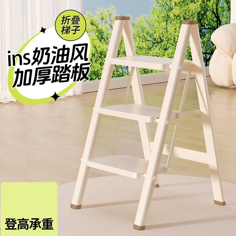 Лестница для домашнего использования, складная, телескопическая, маленькая, портативная, увеличенная, утолщенная, многофункциональная, для подъема по лестнице, лестница-подставка для цветов.