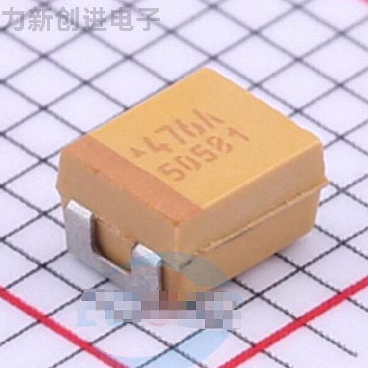 TPSB476K010T0650描述47uF(476) ±10% 10V 钽电容