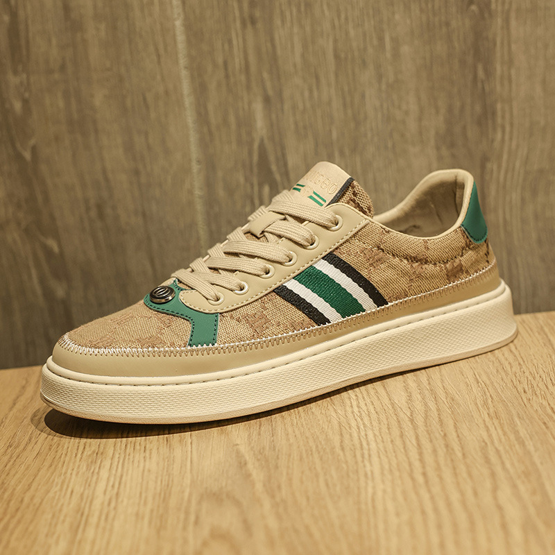 Sneakers in tessuto ricamato traspirante da uomo European Station College Wind One Generation Vendita calda_voghion.com