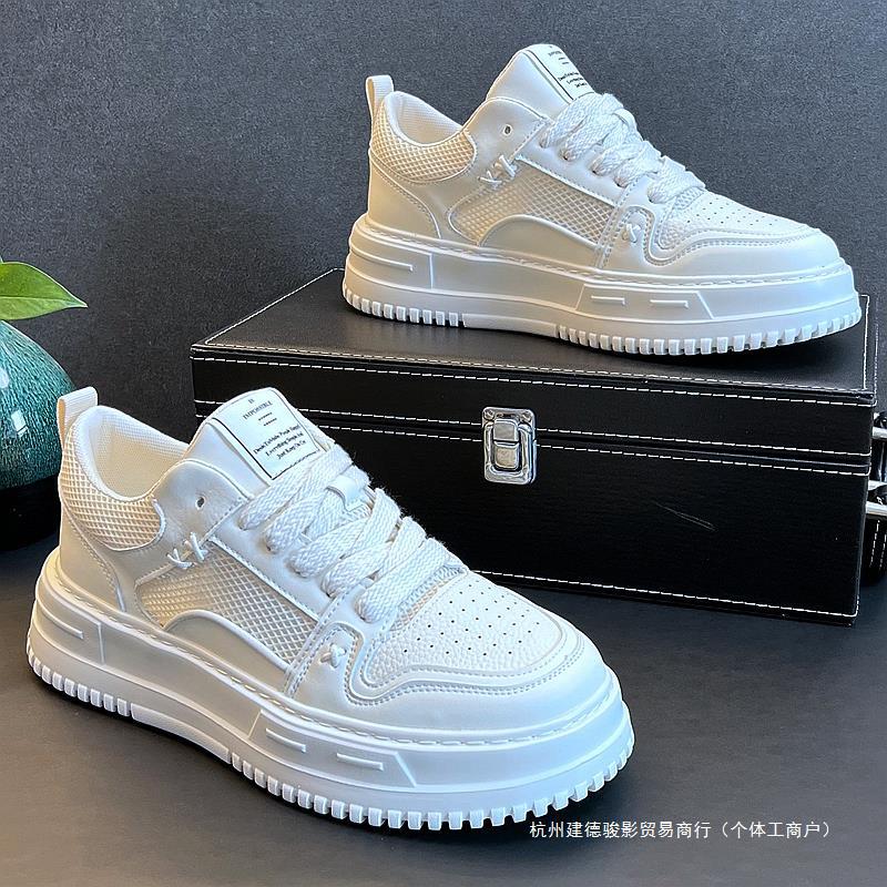 Breathable summer white white sneakers