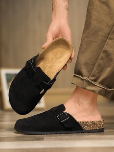 S 40280 Waterproof cork suede clogs ��ˮܛľ��Ь