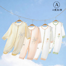 婴儿衣服夏季a类无骨婴儿连体衣安阳婴童装薄款空调服宝宝爬服潮