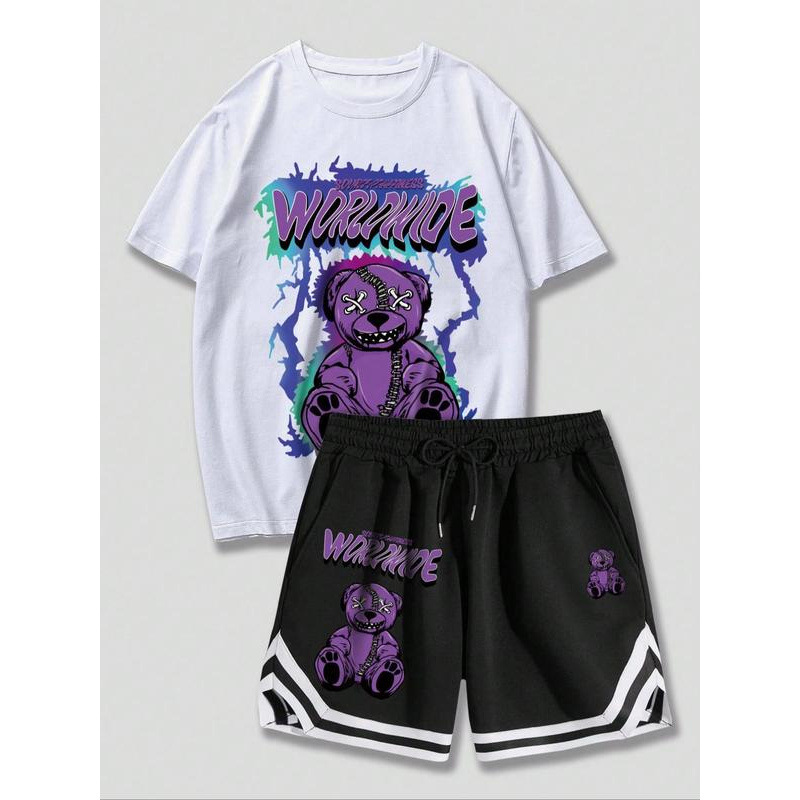 P 61506 Hip-hop 3D print T-shirt 嘻哈 3D 数码印花 T 恤