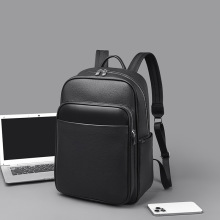 头层牛皮双肩包男士双肩包出差商务背包大容量电脑包高档商务-