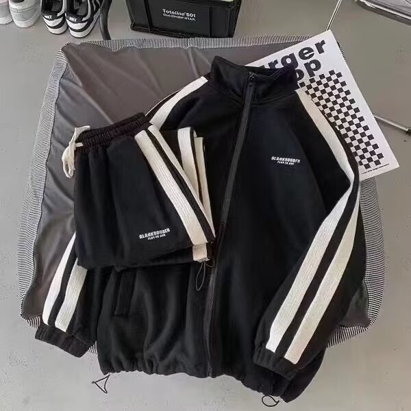 Autumn Sweatshirt Suit, High-End and Handsome Men's Suit, a Set of Trendy and Handsome Casual Sports Trendy Men's Suits