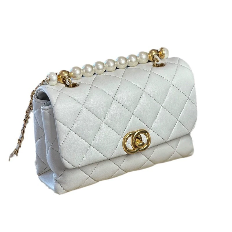 Universal handheld one-shoulder bag with diamond pattern, shoulder bag, Chanel style, chain bag