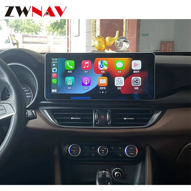 Подходит для Alfa Romeo Steinway модифицированного Центрального управления 12,3-дюймового Android-автомобиля с большим экраном, навигации, все-в-одном