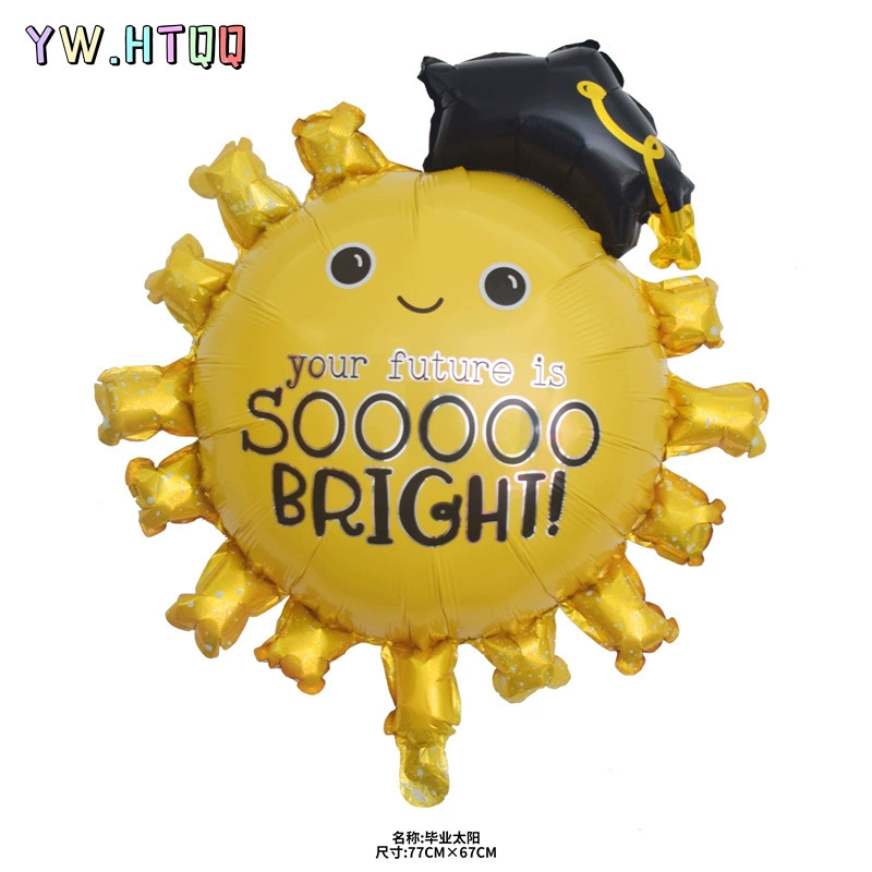 Годовщина выпускной сезон выпускной праздник украшение шар Balloon выпускной композиция выпускной доктор мультфильм алюминиевые фольгированные шары
