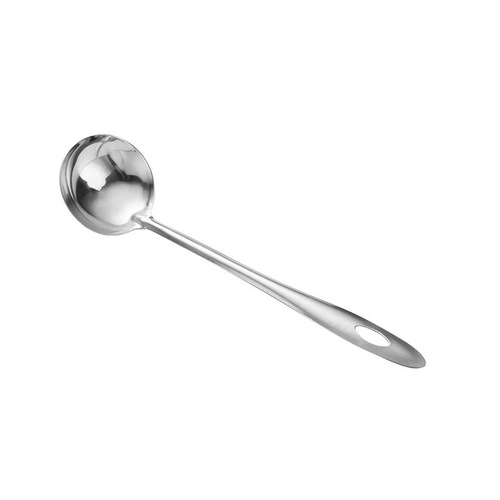 Stainless steel soup spoon kitchen colander hot pot spoon large soup shell long handle colander two-piece set cooking tool spoon wholesale