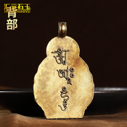 Antiques, eight patron saints, pendants, twelve zodiac signs, natal Buddha pendants, metal crafts wholesale