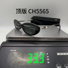 新款小香墨镜女板材时尚太阳镜CH5565欧美风立体字母休闲防晒批发