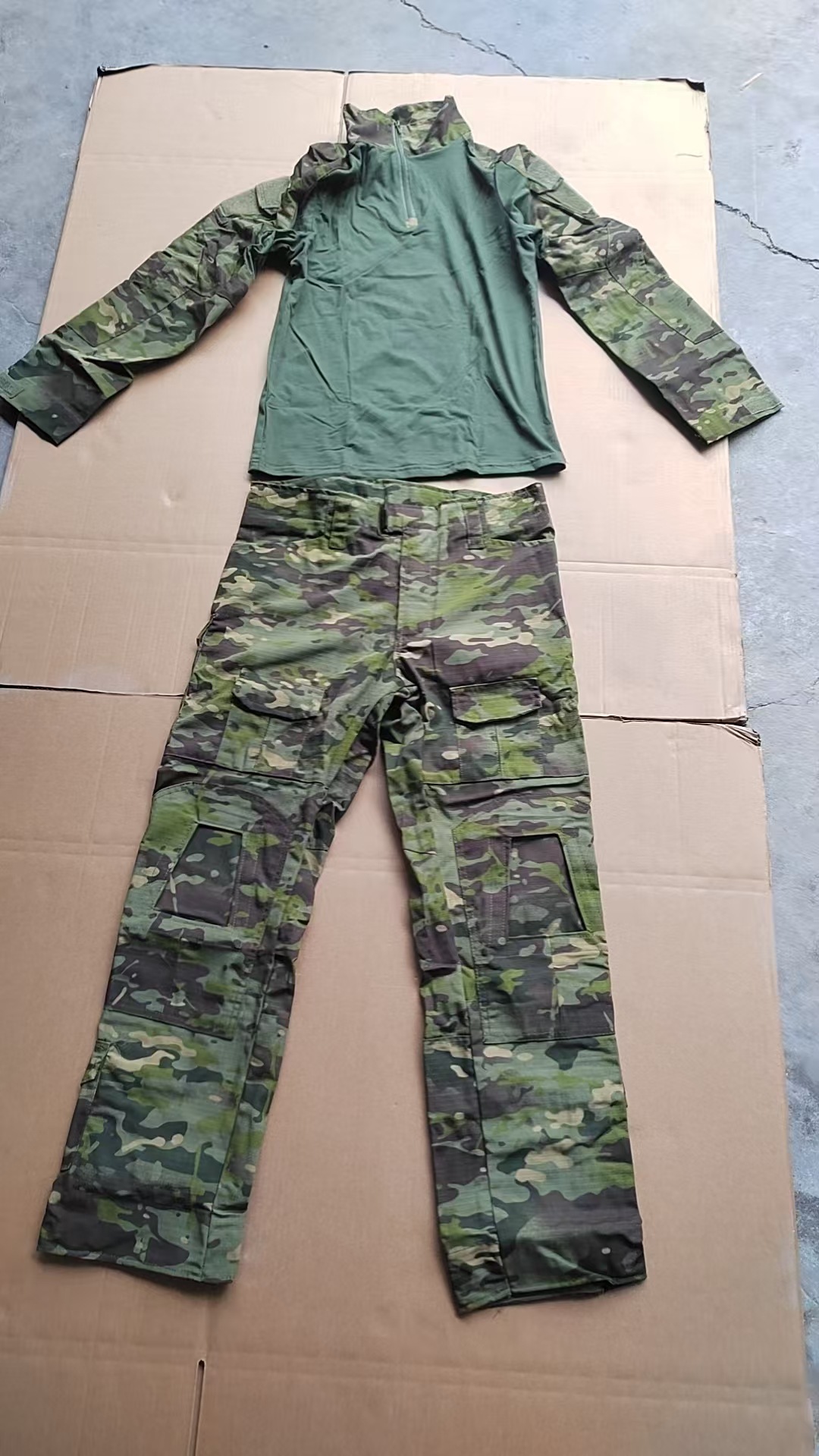 Trajes de rana transfronterizos G2 trajes de camuflaje de manga larga trajes de rana tácticos hombres trajes de entrenamiento militar al aire libre instructor CS trajes de expansión