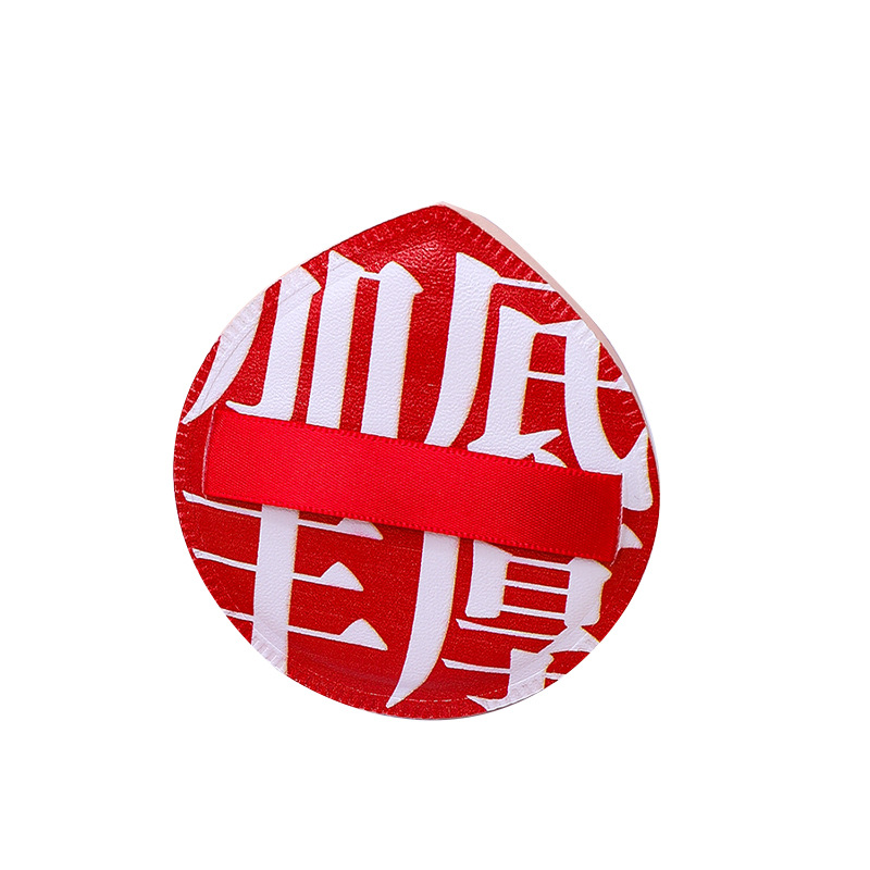 Fábrica personalizada 100 puntos serie soplo de polvo de malvavisco q bomba no come polvo, esponja cosmética seca y húmeda, colchón de aire al por mayor