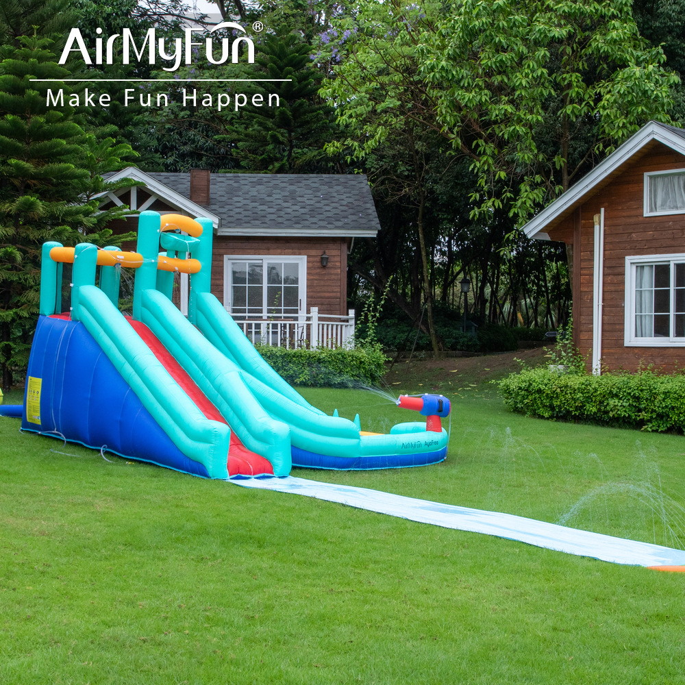 AMF| Castillo infláble para niños casero castillo de agua casero tobogan infláble para niños