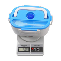 新款手提保溫飯盒 便攜式不鏽鋼插電便當收納 免注水加熱飯盒批發