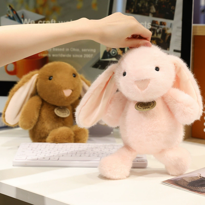 Cute plush rabbit, toy, appeases rag doll, white rabbit