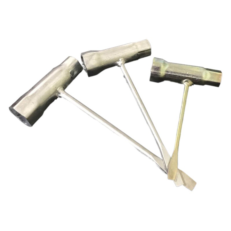Funda de bujía Sierra en forma de T Cortacésped Herramienta de motocicleta Llave de hardware de soldadura cruzada