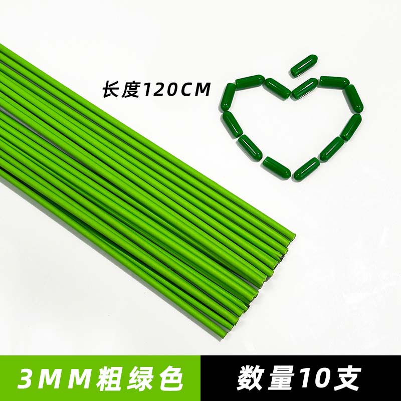 3mm de espessura verde 120cm de comprimento 10 peças