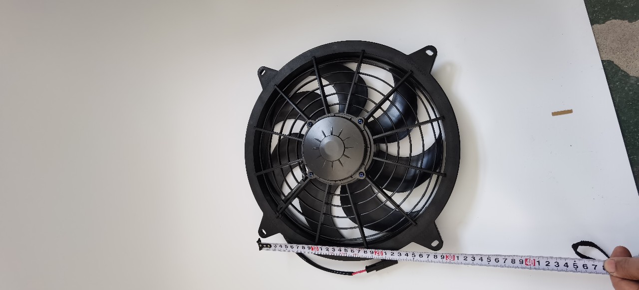 Suitable for 266 Suction Seven-Blade 24V Car Cooling Fan, Bus Top Air Conditioning Water Tank Cooling Fan