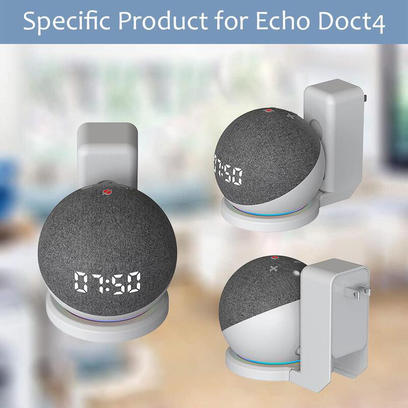Cross-border echodot4 speaker bracket Wall Charger bracket storage bracket wall-mounted bracket Amazon Dot4 accessories Cross-border echodot4 speaker bracket Wall Charger bracket storage bracket wall-mounted bracket Amazon Dot4 accessories