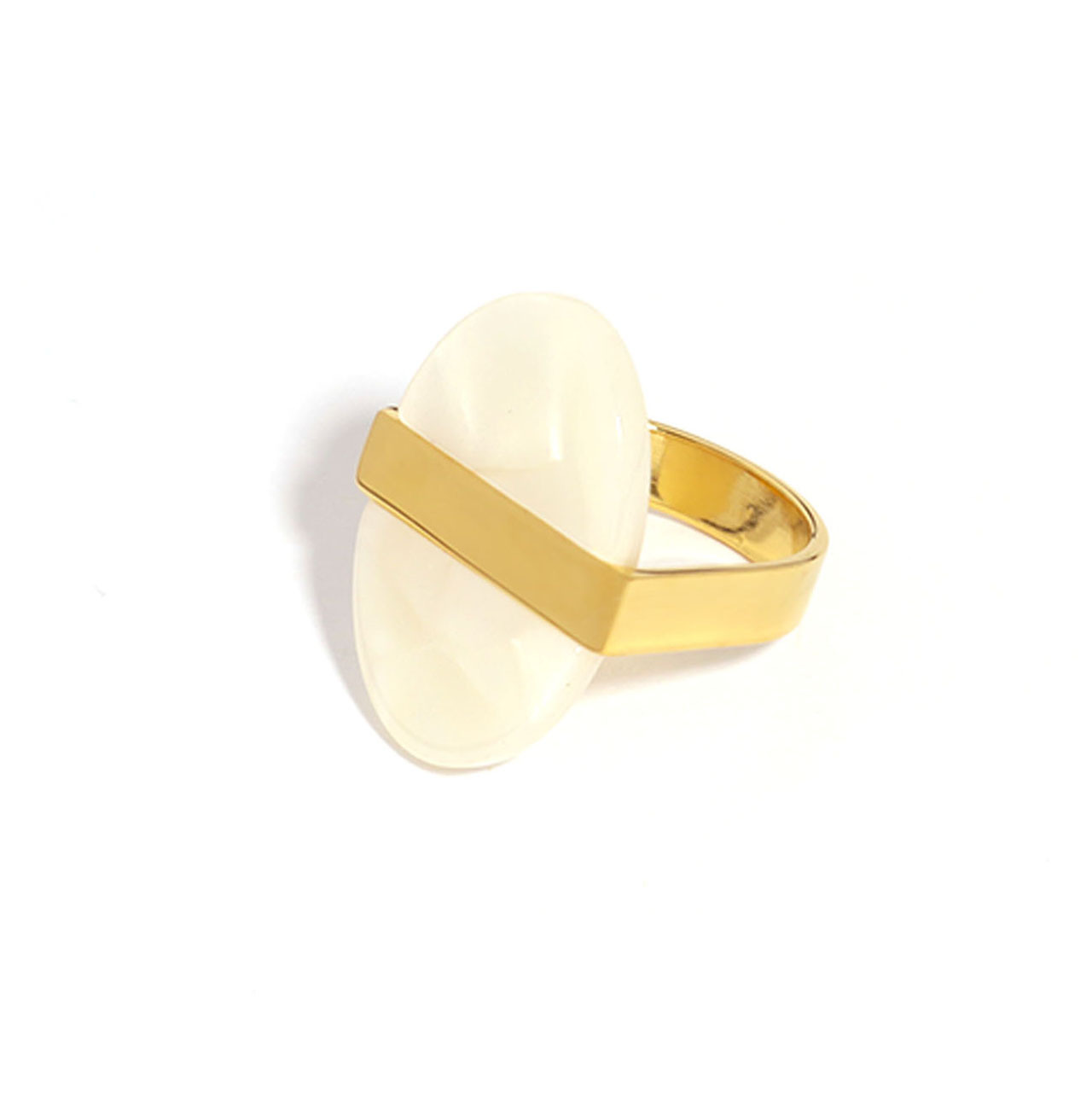 1 Piece Quantity Vintage Style Oval 304 Stainless Steel Acetic Acid Plating Women's Rings