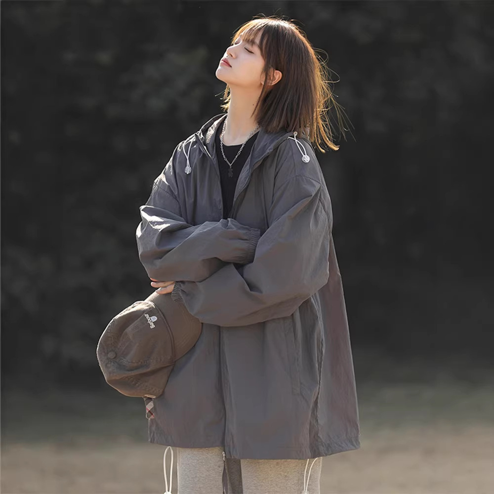 冰丝防晒衣女夏季UPF50+户外运动防晒衣女凉感山系外套蕉下现货