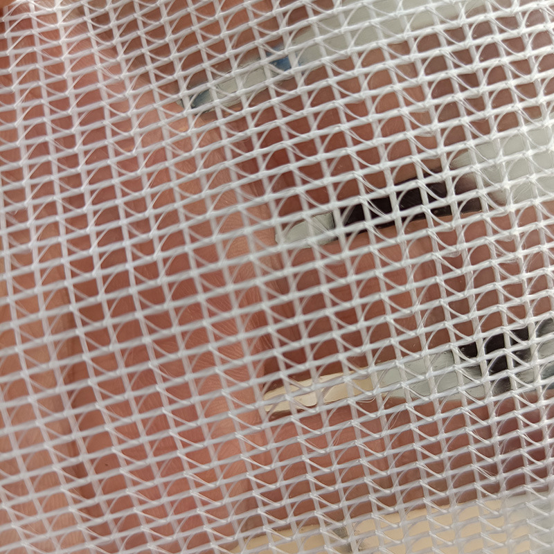 工厂直销pvc夹网塑胶箱包用料pvc小方格子夹网塑料文件袋六角夹网