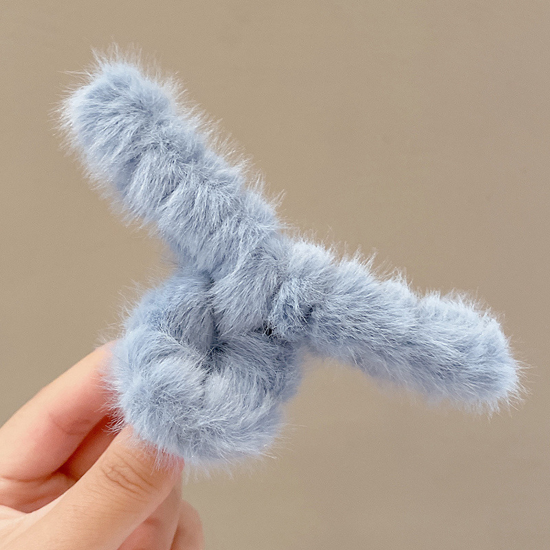 Otoño y invierno simple café de leche tiburón clip de cabello más agarrar clip de alta sensación detrás de la cabeza cabello adorno de cabello coreano agarrar cabello universal