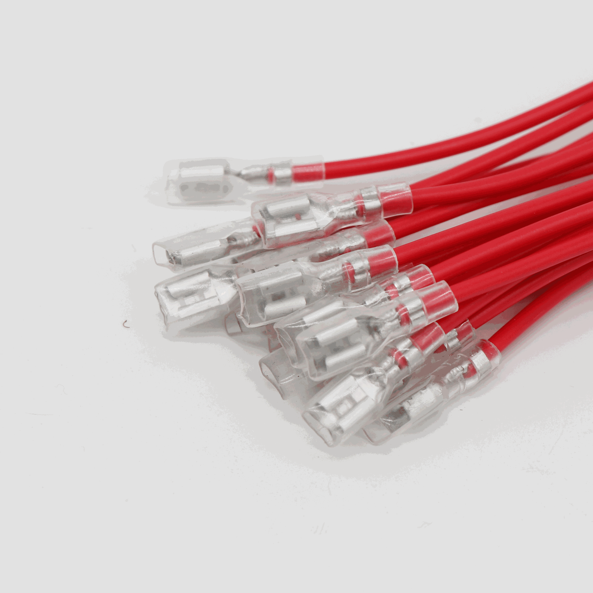 STO-41T-187N原厂187冷压端子线 AC电源插座连接线 加防水标签