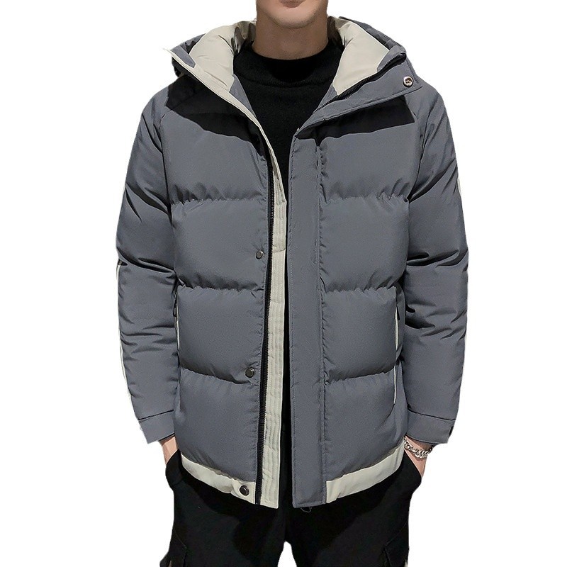 M - 8XL chaqueta de algodón de pluma para hombres chaqueta de algodón de tamaño grande inns capuchón de viento de puerto grueso chaqueta de invierno chaqueta de algodón de hombre caliente image 6