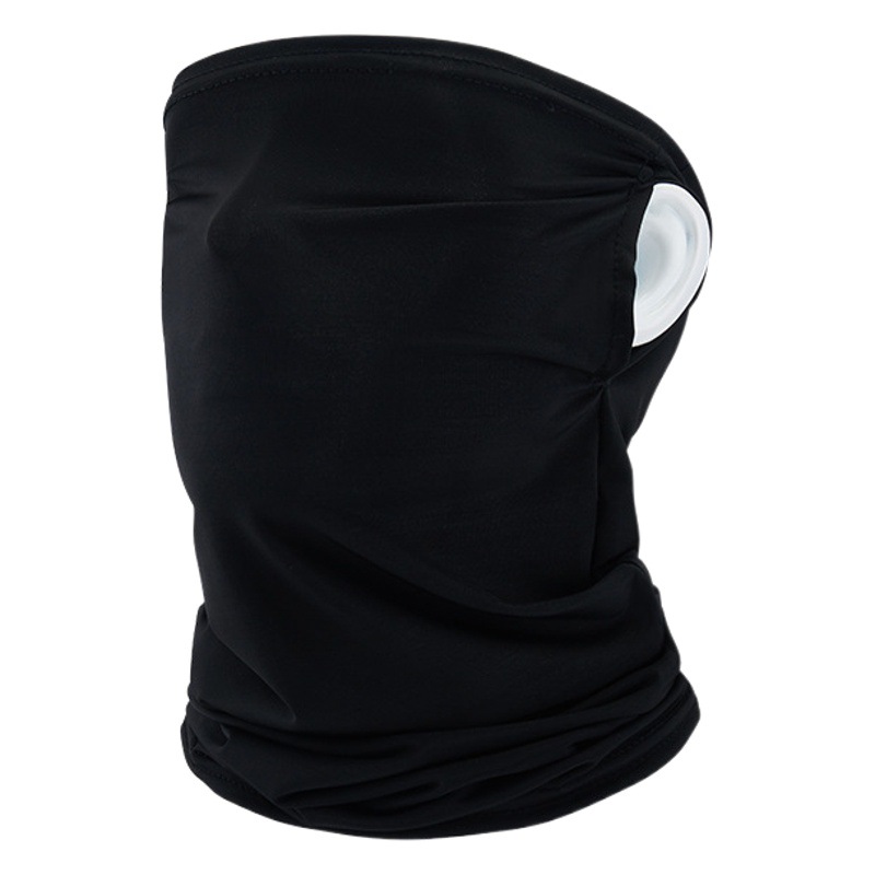 Summer Ice Silk Hanging Ear Sunscreen Mask Men's Face-Covering Outdoor Sports UV-Protection Headscarf Scarf Women's Amazon