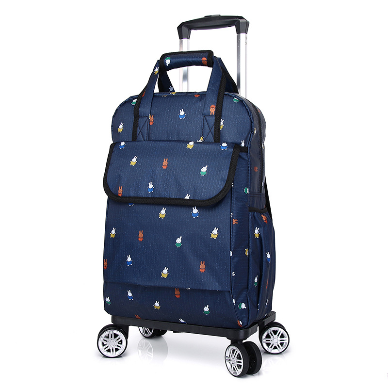 Rueda universal trolley mochila plegable ligero trolley bolsa de viaje de larga y corta distancia bolsa impermeable bolsa de embarque al por mayor