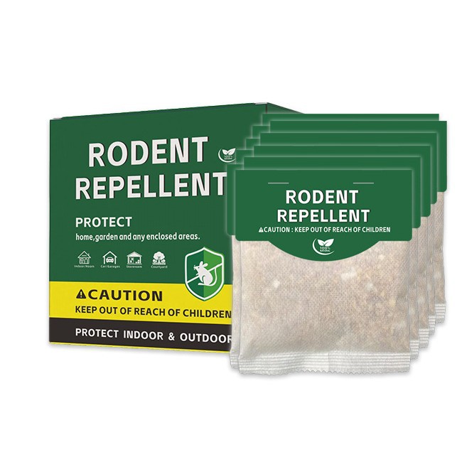 Cross-border Amazon indoor rodent repellent pack plant essential oil sackets rodent repellent car anti-rodent agent avoidance pack in stock