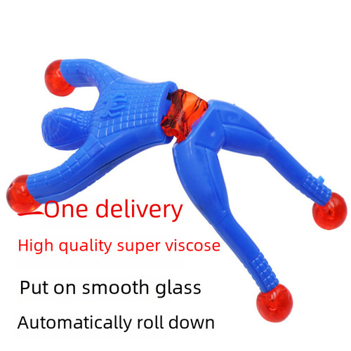 Large Climbing Spider-Man Toy Super Glue Somersault Miniature Prank Sticky Palm Boring Toy