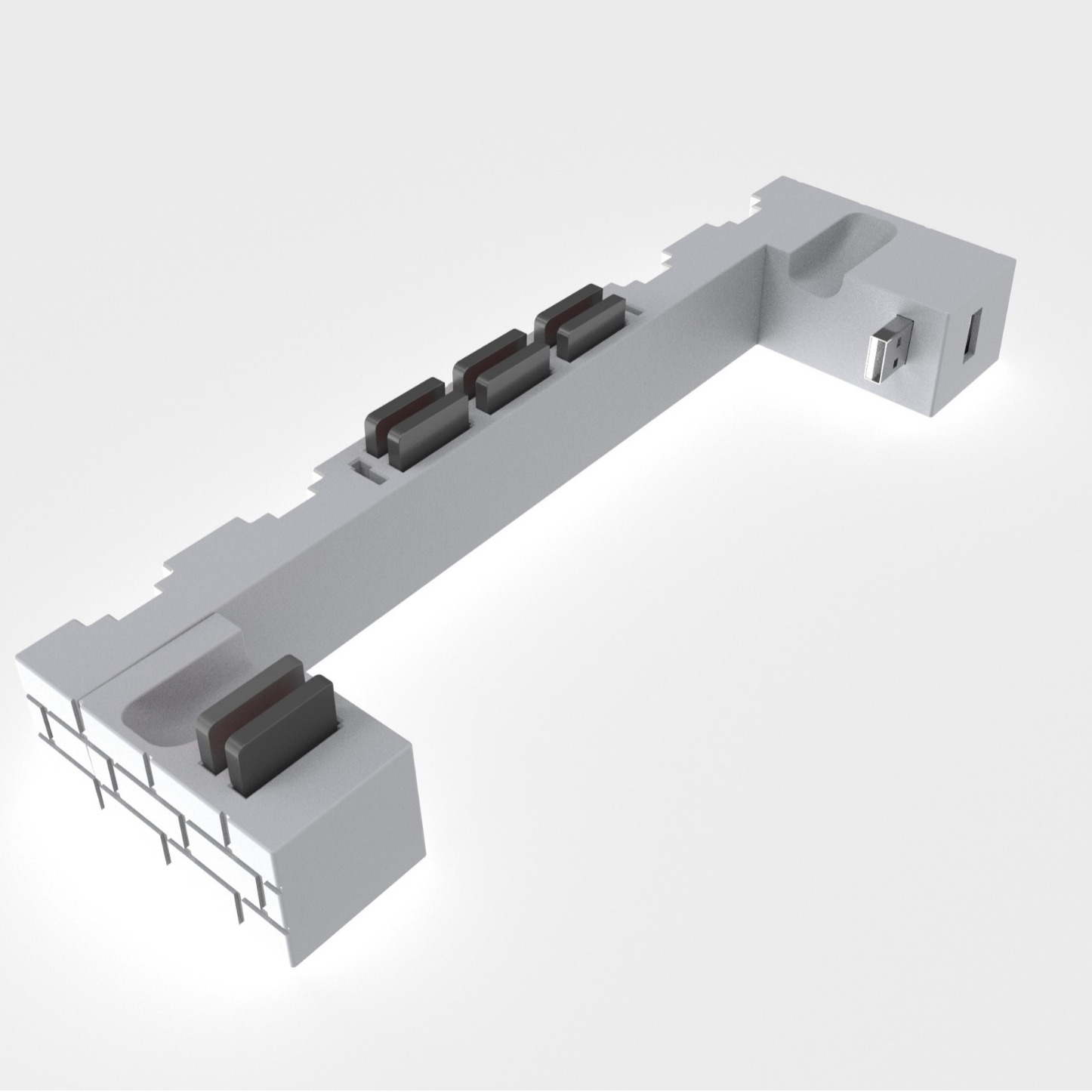 Interruptor/interruptor base OLED joycon mango soporte de carga mango asiento carga juego tarjeta caja de almacenamiento